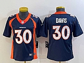 Women's Denver Broncos #30 Terrell Davis Navy Blue 2022 Vapor Untouchable Stitched NFL Nike Limited Jersey,baseball caps,new era cap wholesale,wholesale hats